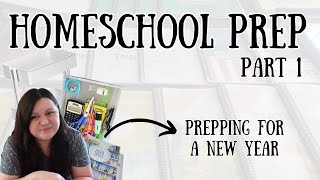 BACK TO HOMESCHOOL PREP PART 1 || PREPPING FOR THE NEW HOMESCHOOL YEAR || GET THINGS DONE WITH ME