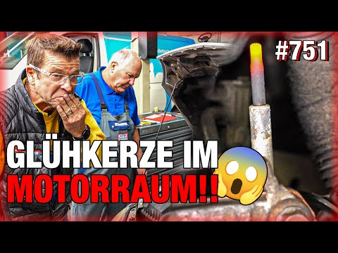 UNBELIEVABLE! A glow plug was simply installed in the engine compartment so that the fault would ...