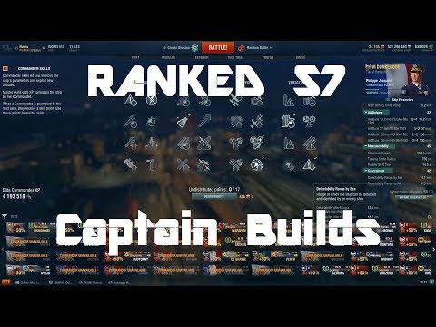 Ranked Season 7 - Various T6 Captain Builds