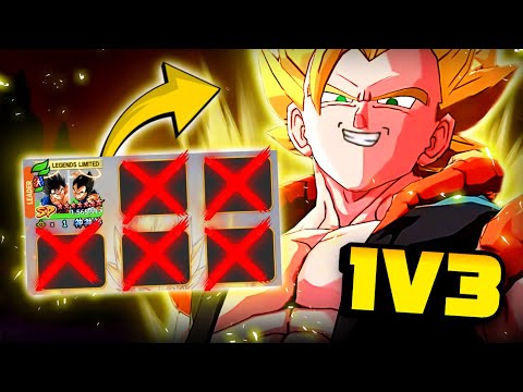 Can 14 STAR Fusing Super Gogeta 1v3 ANYONE in PvP?? (Dragon Ball LEGENDS)