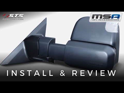 MSA TOWING MIRROR INSTALL AND REVIEW