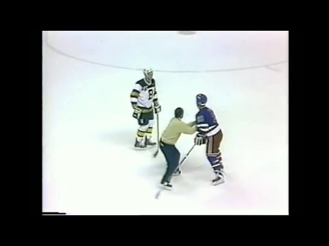 Rangers - Bruins rough stuff 10/3/91