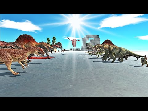 Red Units Team VS Green Units Team | Color Fight | Animal Revolt Battle Simulator ARBS