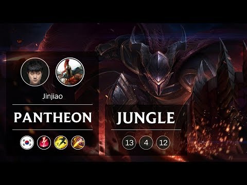 Pantheon Jungle vs Graves - KR Challenger Patch 8.24