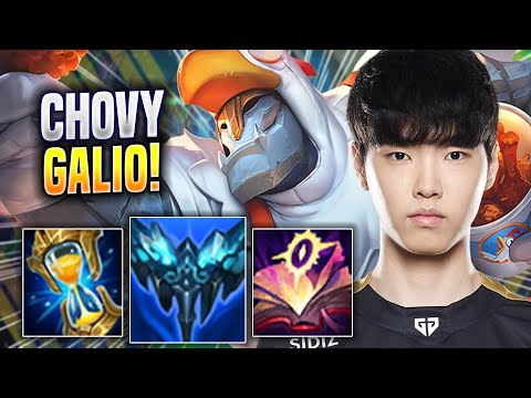 CHOVY IS A GOD WITH GALIO! - GEN Chovy Plays Galio MID vs Zoe! | Season 2022