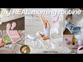 my REAL morning routine: 7am💌