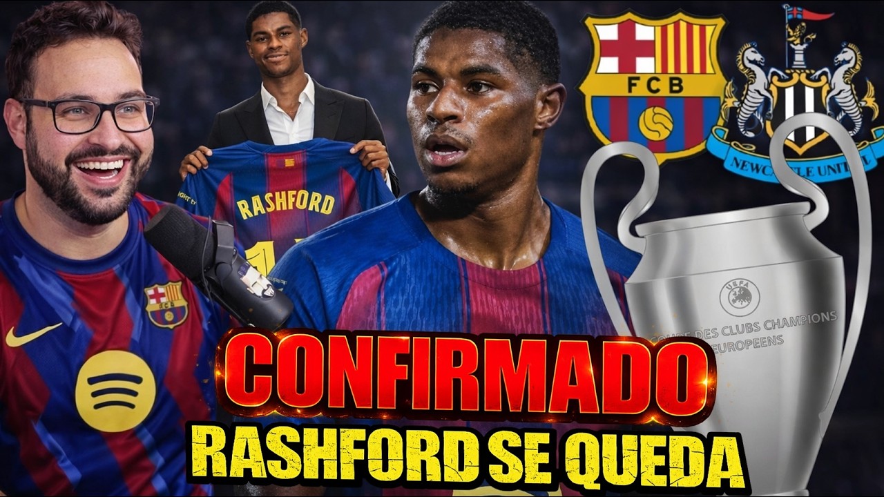 🚨CONFIRMADO: BARÇA EJECUTA CLÁUSULA y FICHA a RASHFORD DEFINITIVAMENTE - HORARIOS CHAMPIONS