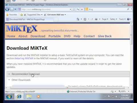 comment installer latex