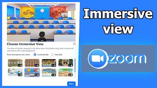 רקע משותף בזום לכולם! (פיצ'ר חדש ומגניב immersive view)