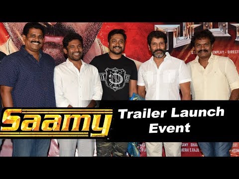 Saamy Movie Trailer Launch Event 