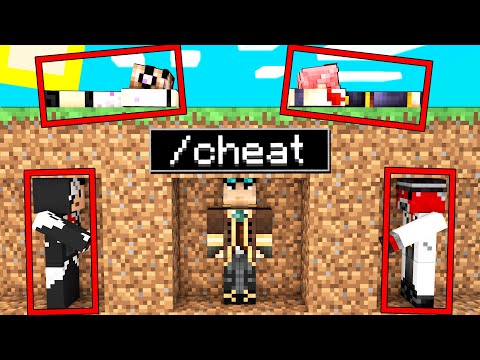 SPEEDRUN CON LE HACK CONTRO 4 CACCIATORI SU MINECRAFT!!