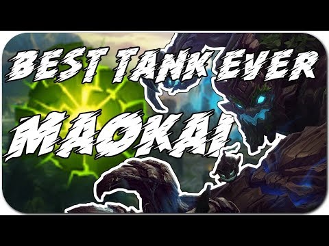 BEST TANK EVER !!! MAOKAI AFTERSHOCK RANKED SEASON 8 - League of Legends