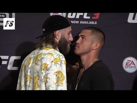 UFC 226: Michael Chiesa vs. Anthony Pettis staredown