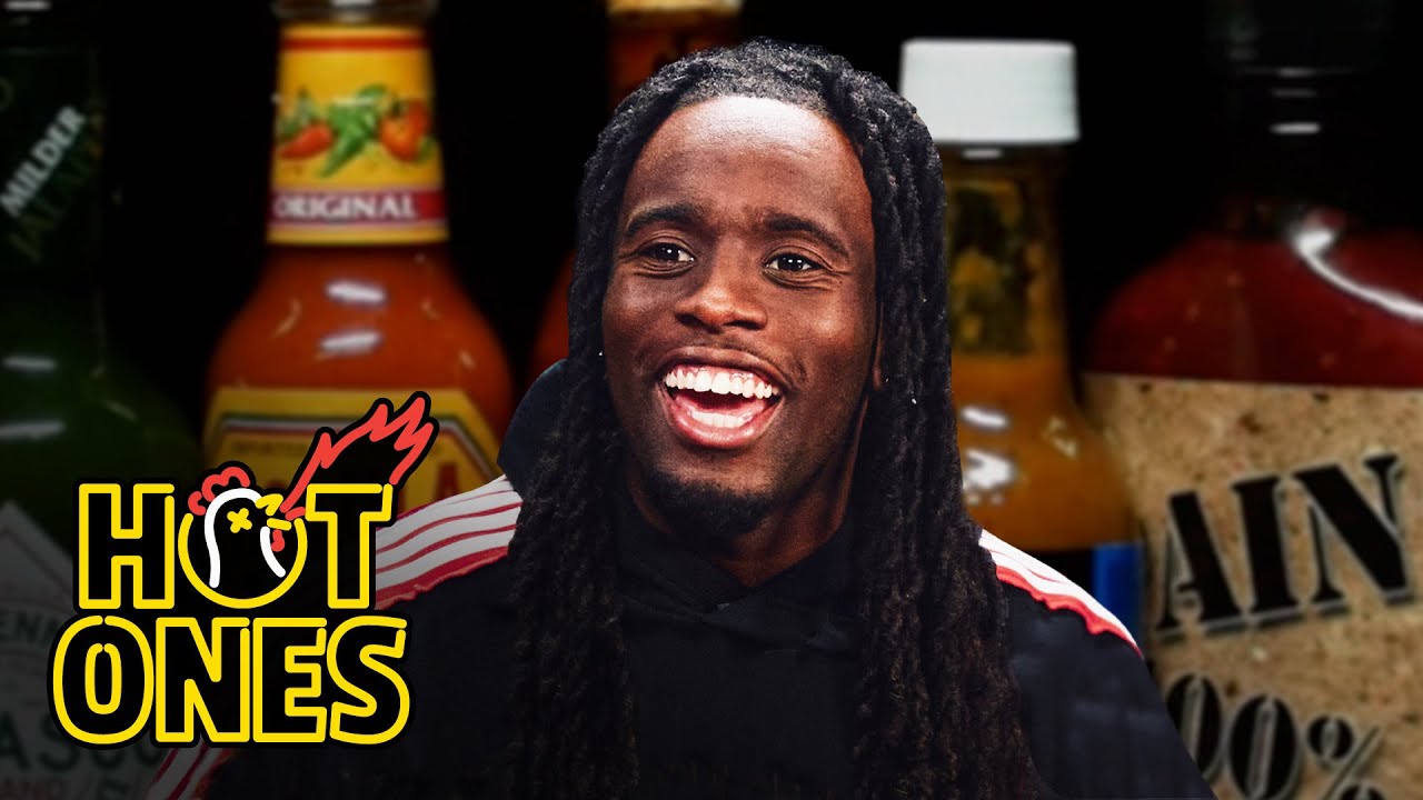 Kai Cenat Calls Sean a Liar While Eating Spicy Wings | Hot Ones