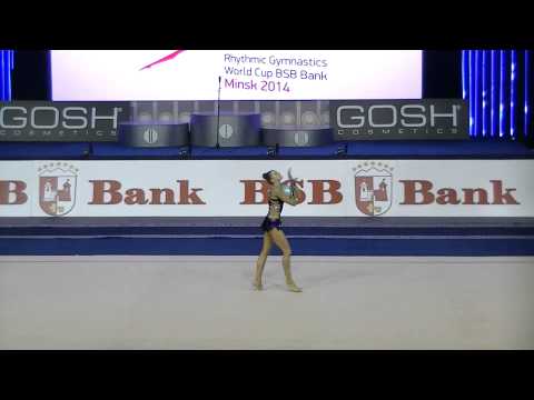 Volkova Ekaterina (FIN) ball Qual Cup of World 2014 Minsk