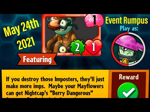 PvZ Heroes - Event Rumpus - May 24th 2021 - Daily Challenge Solution (Day 7)