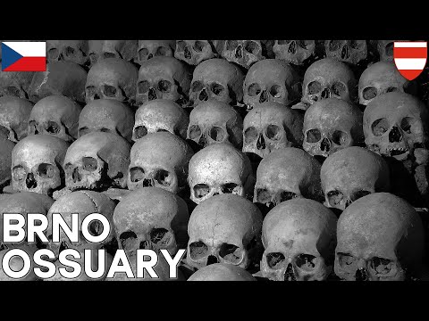 BRNO │ CZECH REPUBLIC.  Ossuary under the Church of St. James, in Brno.