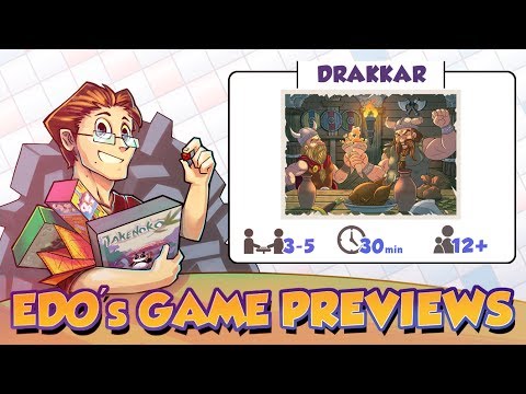 Edo's Drakkar: The Card Game Review (KS Preview)