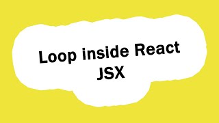 Loop inside React JSX