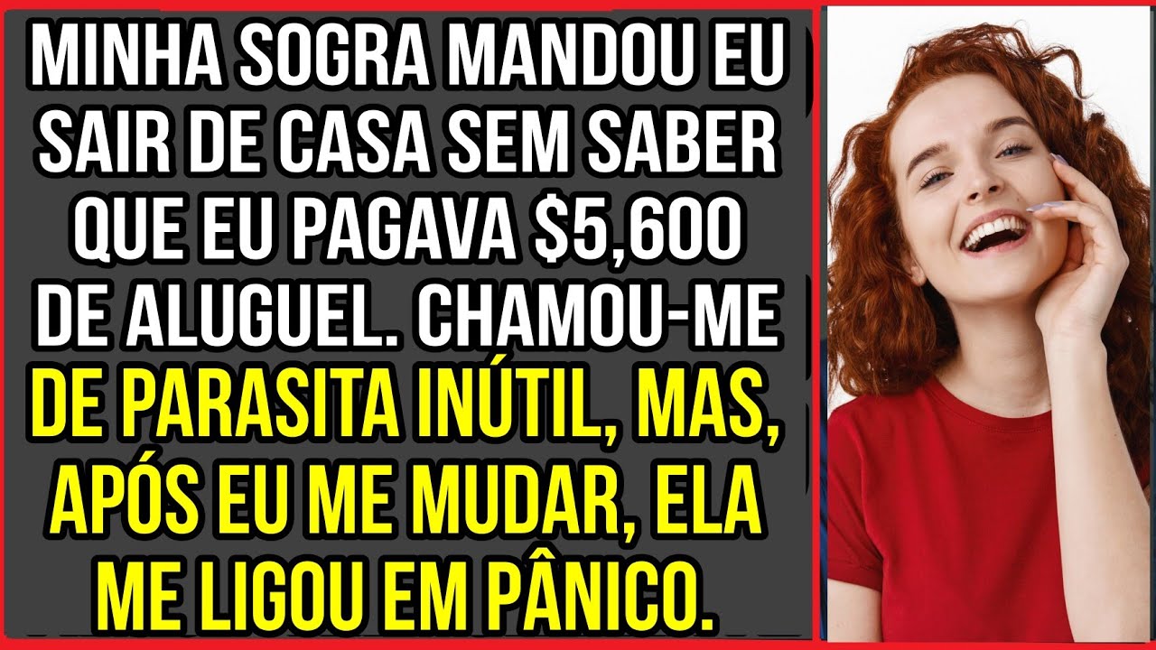 Minha sogra me expulsou de casa, o que ela não sabia era que eu quem pagava todo o aluguel...