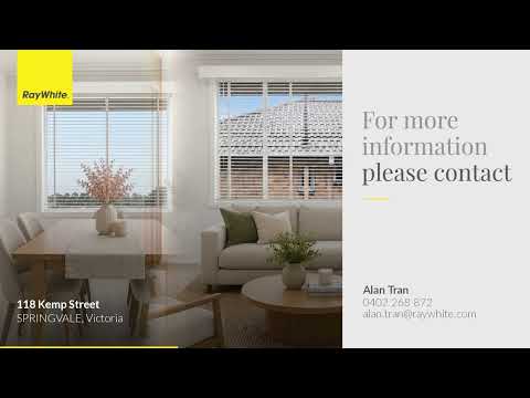 118 Kemp Street, Springvale, VIC 3171, 4 રૂમ, 2 બાથરૂમ, House