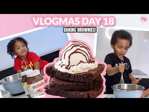 BAKING BROWNIES WITH NUTELLA | VLOGMAS DAY 18 | NADIRAH ALI