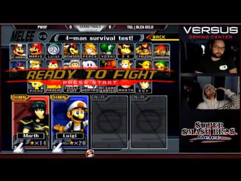 VS Weekly 07/17/16 - Grand Finals - TGL|Blea Gelo (Luigi, C. Falcon) vs Pwof (Marth) - Melee