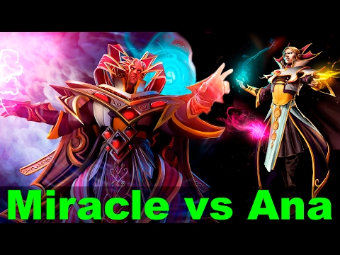 Miracle Invoker vs Ana Invoker | Who is better ? | pro Gameplay | Highlights 7.02 — Dota 2 (2017)
