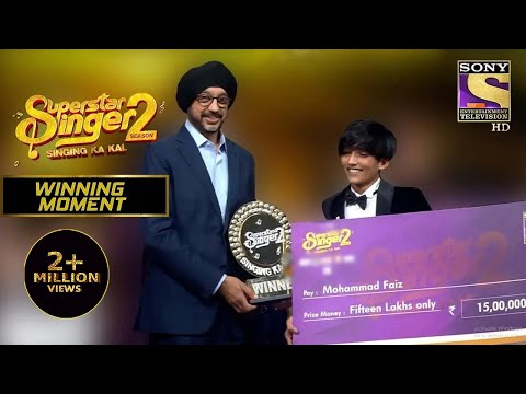 𝗚𝗿𝗮𝗻𝗱 𝗙𝗶𝗻𝗮𝗹𝗲 |Mohd. Faiz बने "Superstar Singer Season 2 Winner" | Superstar Singer 2 |Winning Moment