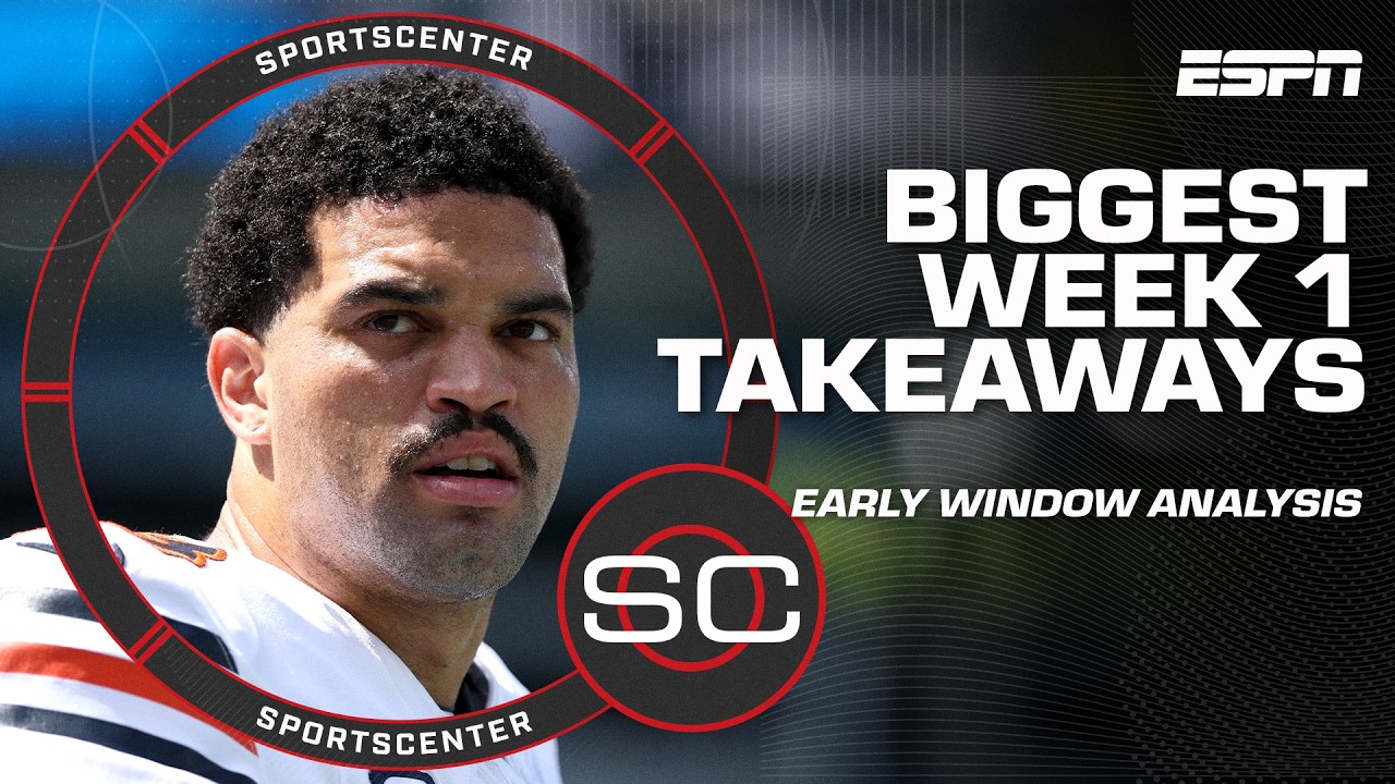 Biggest winners and losers from a busy Week 1 in the NFL 📈 📉 | SportsCenter