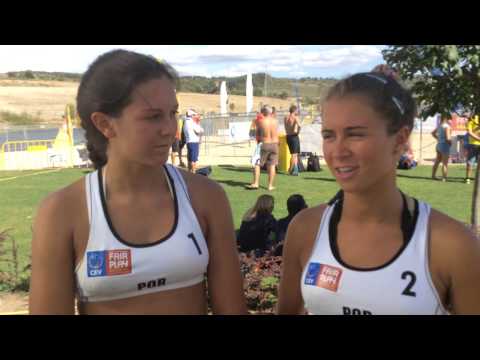 #EuroBeachVolleyU22: Mariana Maia e Margarida Reis