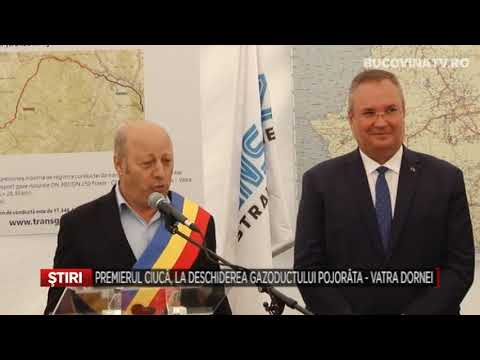 Premierul Ciuca, la deschiderea gazoductului Pojorata Vatra Dornei