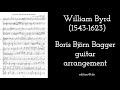 William Byrd Pavana Earle of Salisbury Boris Björn Bagger guitar Gitarre