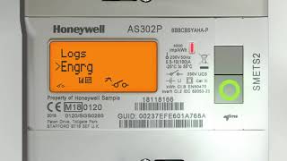 Accessing emergency credit on Honeywell pre-payment smart meter when ON supply.