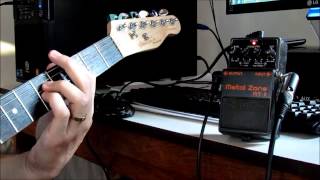 BOSS MT-2 Metal Zone - відео 2