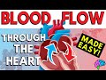 Blood Flow Through the Heart (Made Easy in 5 Minutes!)