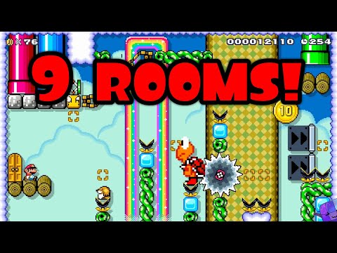 Super Mario Maker 2 🔧 9 Room Challenge Lite Kaizo 🔧 5head