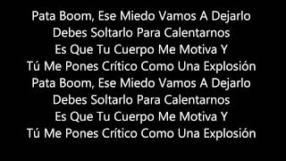 Pata Boom - Daddy Yankee Feat Jory (Letra)