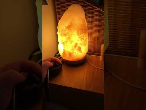 Night Light For Sleeping No Sound #saltlamp #himalayansalt