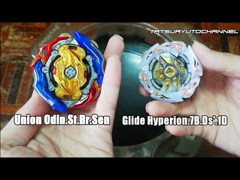 Bey Battle - Union Odin vs Glide Hyperion [Beyblade Burst]