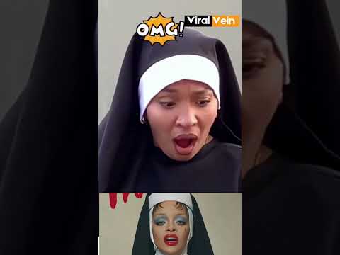 🥒 Cucumber Prank on Nun! Hilarious Reactions 😂 Viral Vein Exclusive! #cucumberprank #prank #shorts