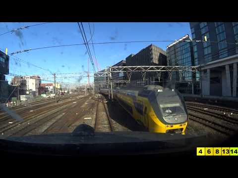 A train driver's view: Haarlem - Zwolle, ICM, 05-Jul-2019.
