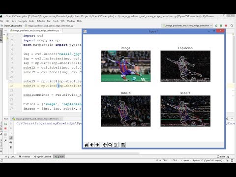 OpenCV Python Tutorial For Beginners 19 Image Gradients and Edge Detection