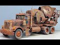 Restoration Mixer Truck Abandoned car | Rusty Cement Truck Restoration