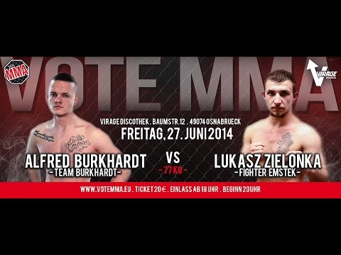 VoteMMA - 3.Fight -77kg-  Alfred Burghardt (Team Burghardt) vs Lukasz Zielonka (Fighter Emstek)