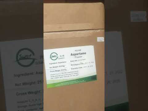 Aspartame pharma grade, packaging type: cardboard drum, pack...