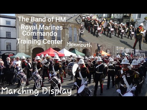 Marching Display - The Band of HM Royal Marines Commando Training Center (HD)