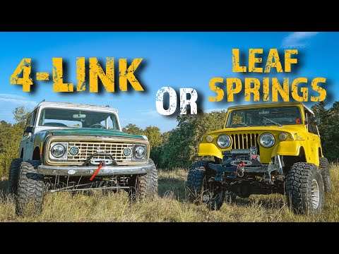 4-LINK VS LEAF SPRINGS | Choosing the ultimate suspension for your build