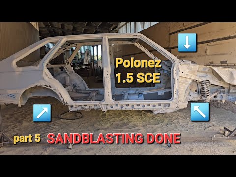 Thumbnail for FSO Cars Polonez 1.5 SCE restoration part 5, odbiór karoserii po piaskowaniu ✅️ by Car