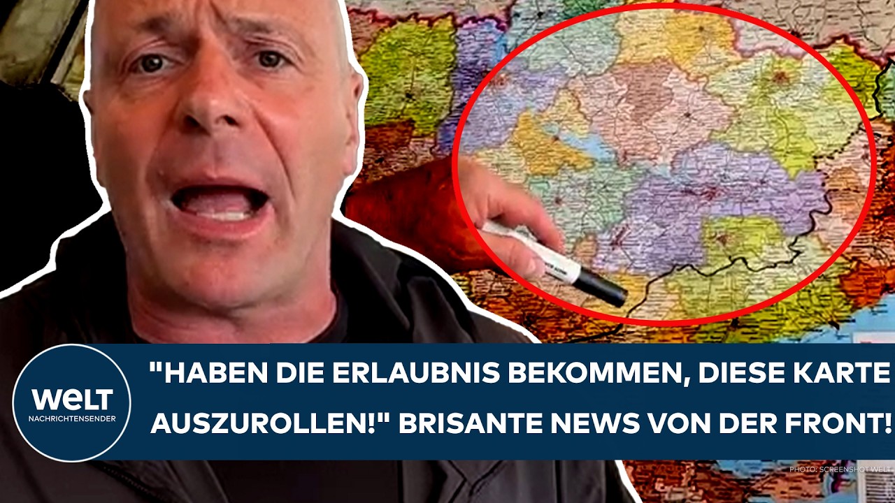 UKRAINE-KRIEG: "Haben die Erlaubnis bekommen, diese Karte auszurollen!" Brisante News von der Front!